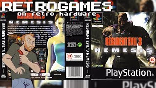 Let's Play Resident Evil 3 Nemesis on original hardware PART 1 - Live PS1 gameplay!