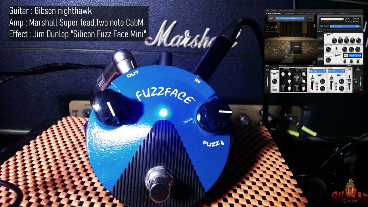 Jim Dunlop FFM1 Silicon Fuzz Face Mini - Sound Demo - Bt Wat Suwat