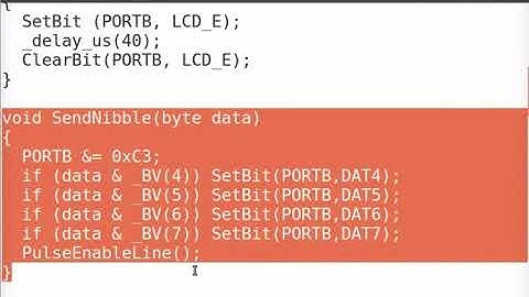 Interfacing LCD through AVR-GCC programming - English