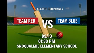 Seattle Hub U11 Phase 2 (09/13) - P1: Team Red vs Team Blue