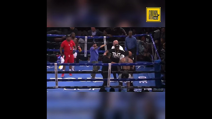 Altercation breaks out during Floyd Mayweather vs John Gotti III exhibition match