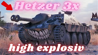Jagdpanzer 38(t) Hetzer high explosiv 8 Kills 3.7K Damage   &  Hetzer  compilation World of Tanks