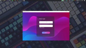 Login Design glassmorphism ui With VB.net and C#