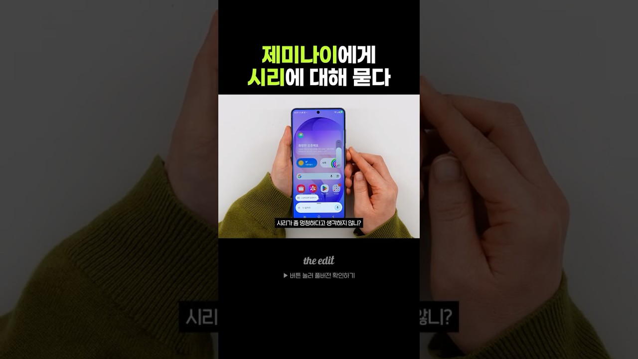 제미나이에게 시리란?