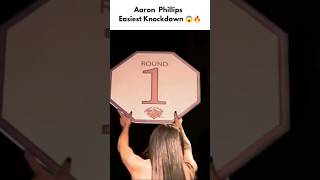Aaron Phillips Easiest Knockdown 🔥🔥 #shorts #ufc #mma #aaronphillips