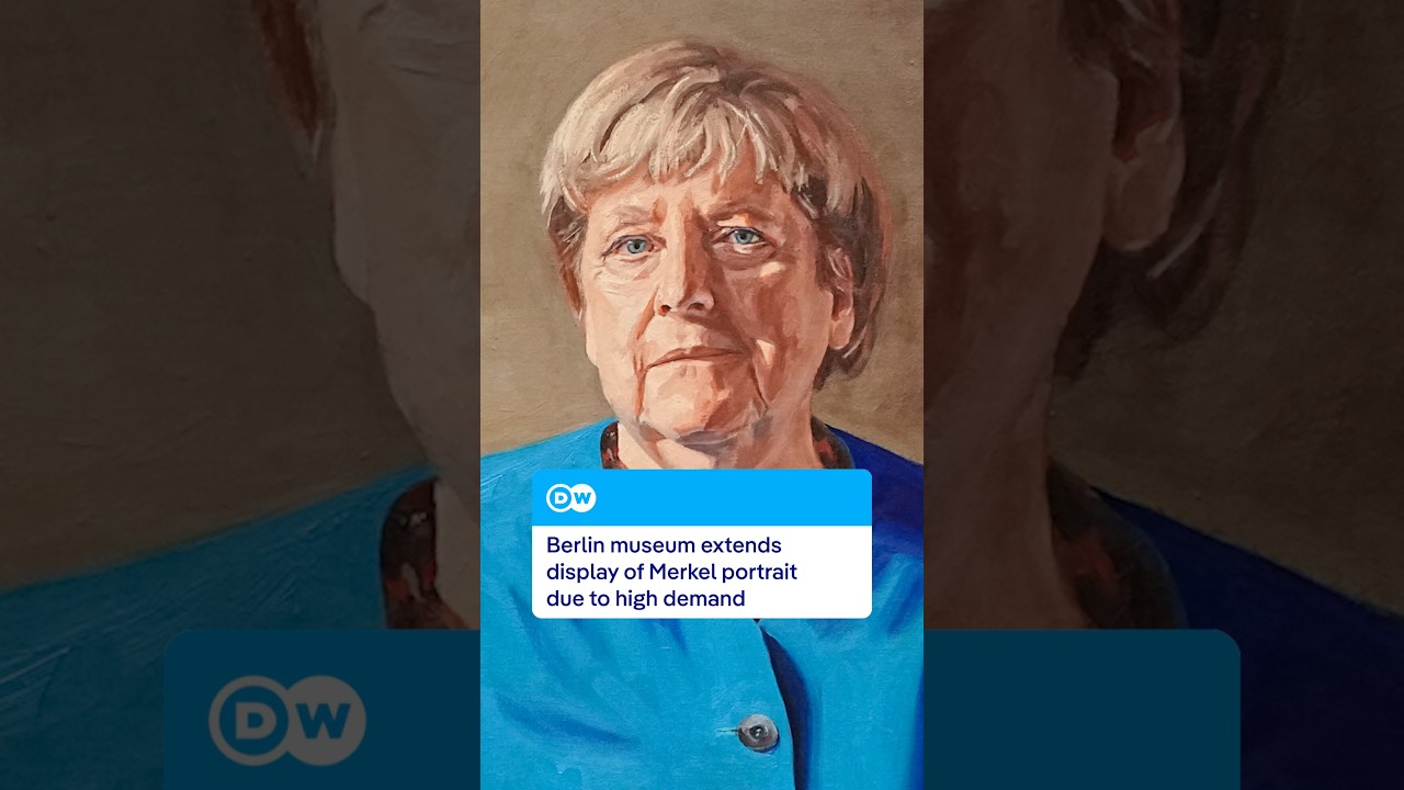Berlin museum extends display of Merkel portrait due to high demand | DW News