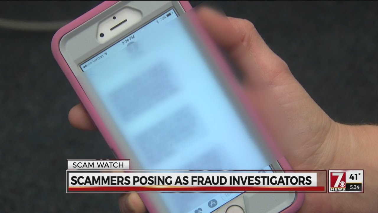 Scammers posing as credit card fraud investigators - YouTube