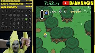 Zelda ALTTP Randomized Standard Speedrun as a Banana