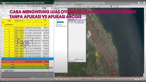 Tutorial cara menghitung Luas Area menggunakan nilai koordinat UNIVERSAL TRANSVERSE MERCATOR (UTM)