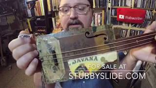 javana cigar box guitar by shane speal