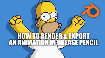 How To Render & Export an Animation in Blender Grease Pencil