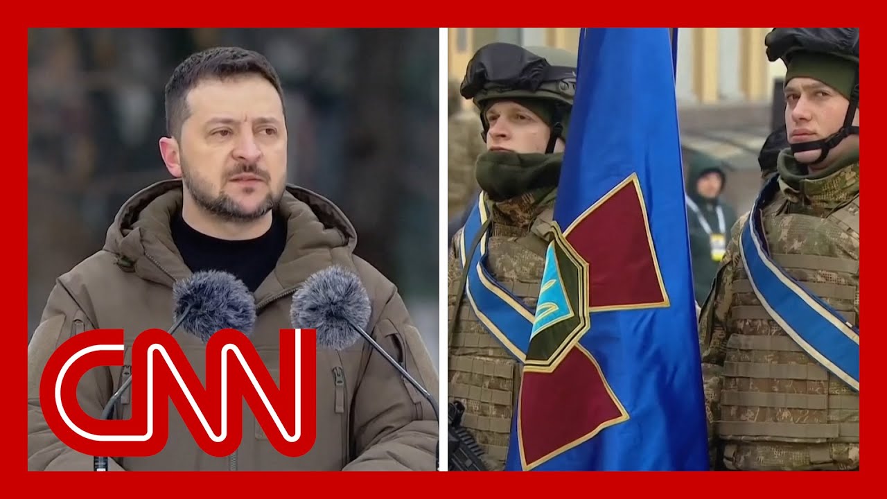 Listen to Zelensky’s message to Ukrainian troops on the anniversary of Russia’s invasion