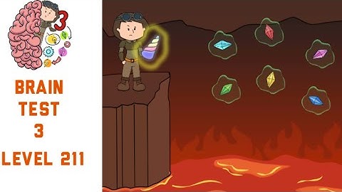 Brain Test 3 Level 211 Alyx decided to destroy the Horn along with the Gems Walkthrough