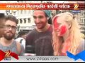 England Tourist Enjoynig Mumbai Ganesh Visarjan 121