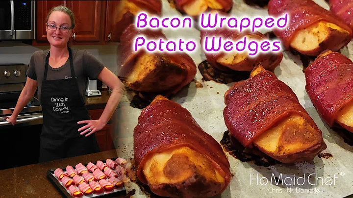 Bacon Wrapped Potato Wedges | Dining In With Danie...