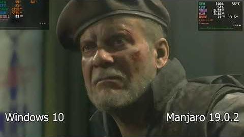 Resident Evil 3 Remake Demo - Windows vs Linux comparison