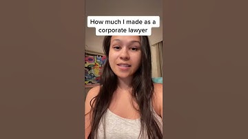 How Much I Made as a Corporate Lawyer #shorts