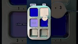 Royal Blue + Ivory | Mixing Color p165 #colormixing #asmr