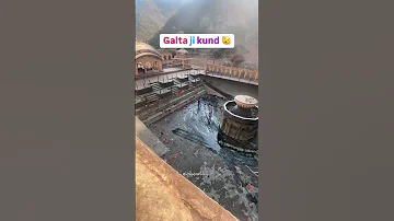Galta Ji K Kund Ki Safai Galtaji Jaipur Shortvideos 