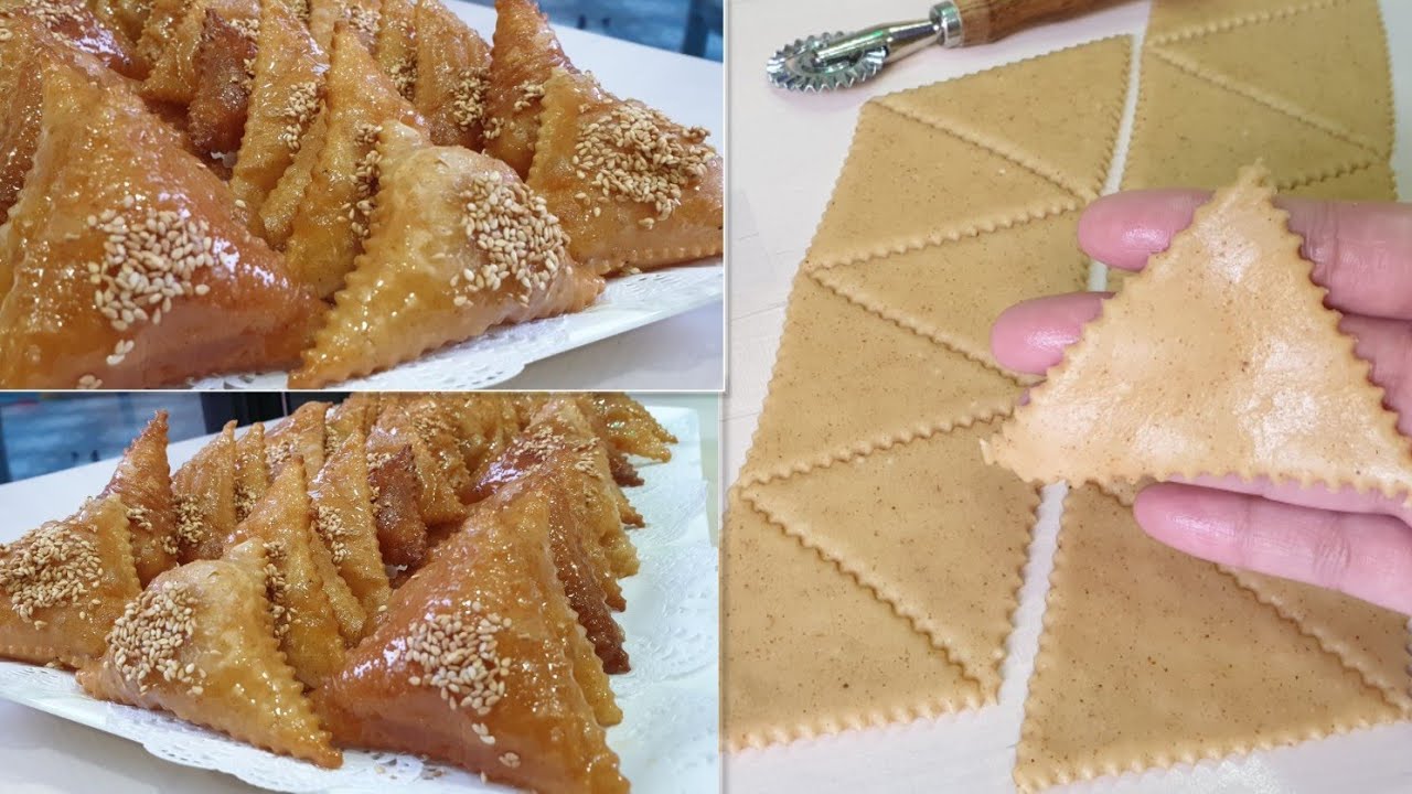 رغيفات معسلين لفطور العيد ساهلين بساطين بدون توريق ولا بيض كيجيو مقرمشين كيدوب فالفم مع سر التعليكة