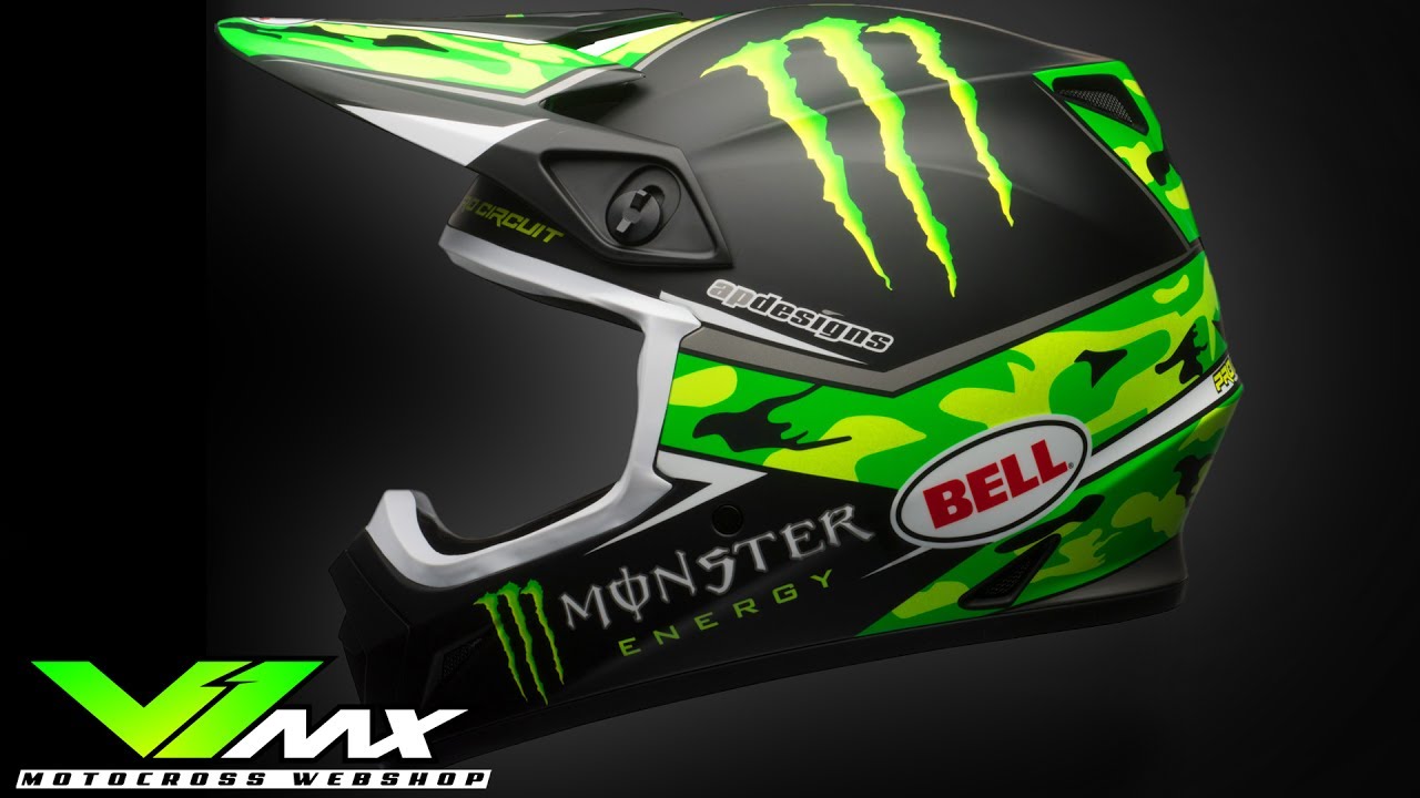 bell monster energy mx helmet