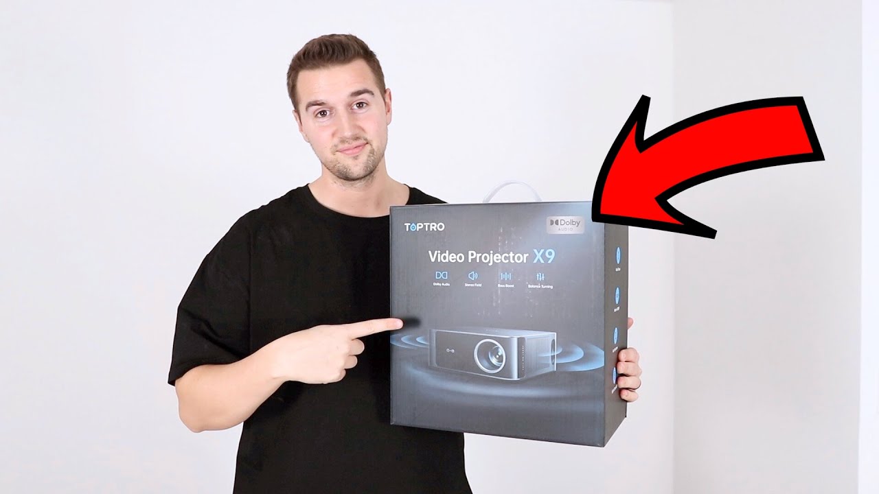 TOPTRO Smart Projector WiFi 6, Bluetooth 5.2, Auto Focus