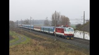 Vláčkaři jsou u toho | 350 008-9 na vlaku Ex 123 (17. 11. 2017)