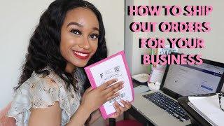 How To Ship Orders on Shopify | Watch Me Pack Orders For My Lash Business