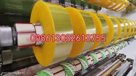 big bopp tape roll slitting machine max. 1000m