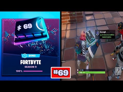 Video: Dove Trovare Fortbyte 69: Trovato All'interno Di Un Edificio Di Maiali Di Pietra A Fortnite