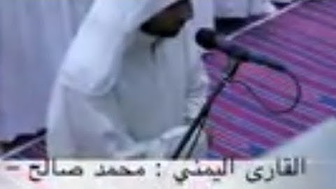 قراءة خاشعة للقارئ محمد صالح اليمني