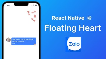 Floating Heart Animation like Zalo App - React Native