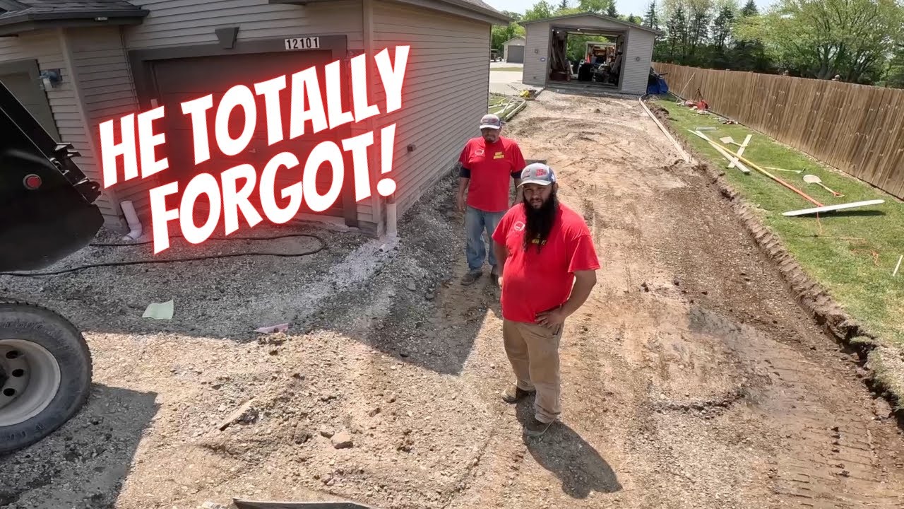 Big progress on a Big job! Concrete's ordered!