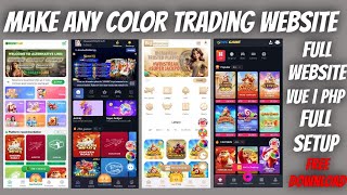 Make any Color Trading Website | raja game, bdg , 91 club , big mumbai | all future with admin panel