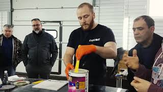 Презентация шпаклёвки  EVERCOAT Rage Ultra