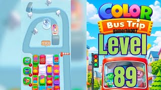 Color Bus Trip level 89 Walkthrough Solution 