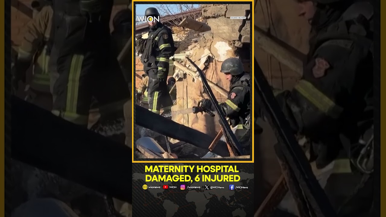 Russian Strike on Zaporizhzhia Maternity Hospital Injures Six | WION Shorts