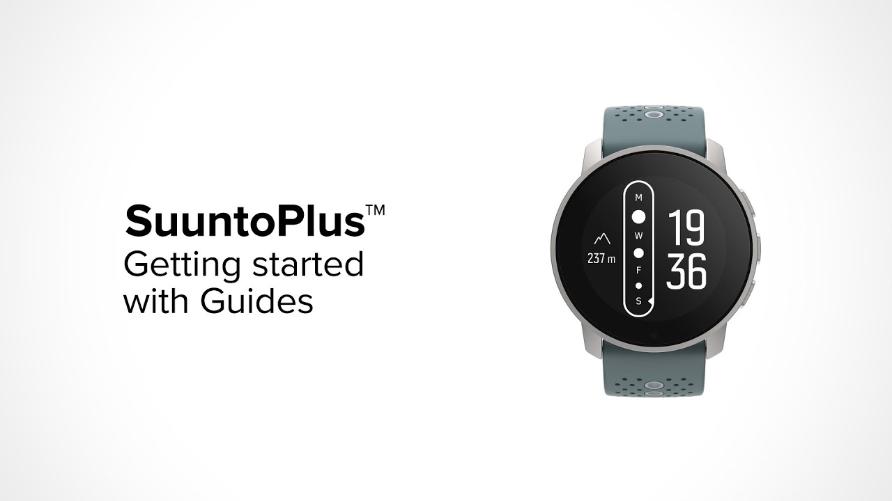 SuuntoPlus - Getting started with SuuntoPlus Guides