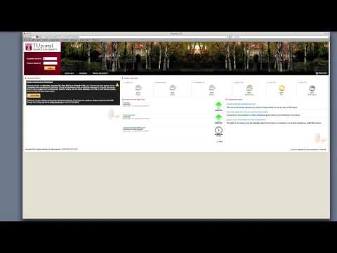 TUPortal Series with Melissa Part 1 of 3: Logging into TUPortal