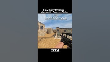 How the FAMAS changed in Counter Strike #cs #cs16 #cssource #csgo #cs2  #retrogaming #cshistory