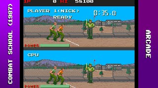 Combat School Longplay (Arcade) [QHD]