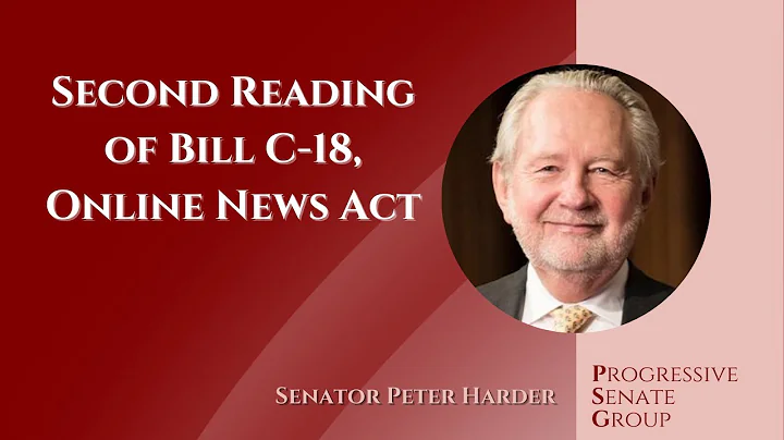 Senator Harder speaks at second reading of Bill C-18 - February 7, 2023 (English feed)