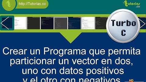 arrays – turbo C (particionar un vector en dos)