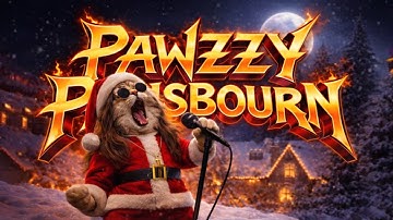 PAWZZY PAWZBOURN – SANTA PAWS IS COMING TO TOWN (OFFICIAL MEOWSIC VIDEO) 🐾🎸