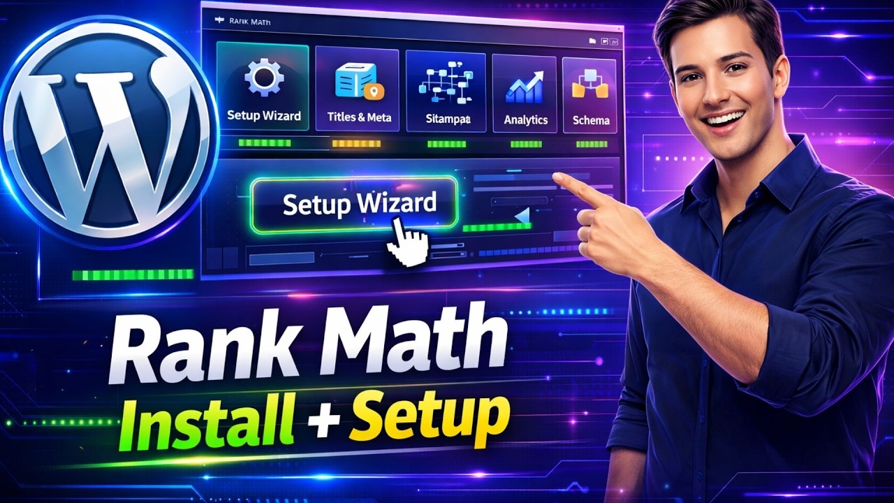 WordPress Rank Math Plugin Install & Setup Step by Step | (Bangla 2026 ...