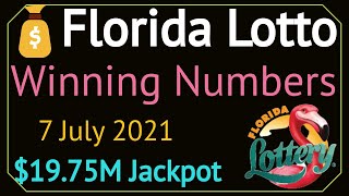 Today Florida Lotto Winning Numbers Wednesday 7 July 2021. Florida Lotto Drawing Tonight 7/07/2021