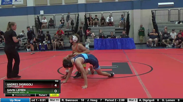 [boutNo] 110 Andres Digrigoli Team Florida Vs Gavi...