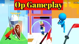 Sword Play Ninja Slice Runner 3D Mod Apk all level complete screenshot 2