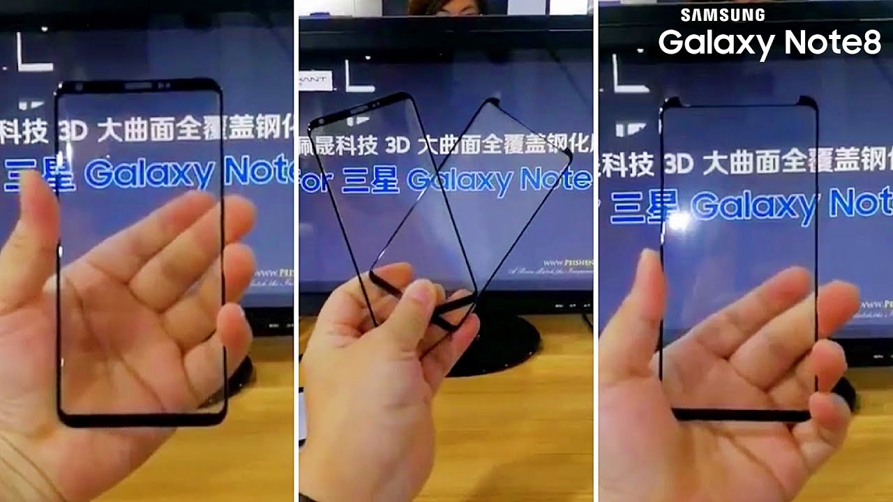 Galaxy Note 8 - Front Panel LEAKED in a Video!