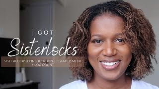 I GOT SISTERLOCKS! | Sisterlocks Consultation and Establishment Day | Fine Natural Hair | 4a 4b hair